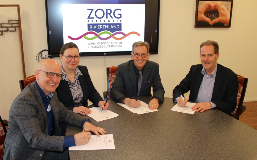 Ondertekening convenant Zorgalliantie Rivierenland